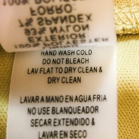 Guess Strapless Neon Green and Lace Dress Size 14 - Picture 7 of 8